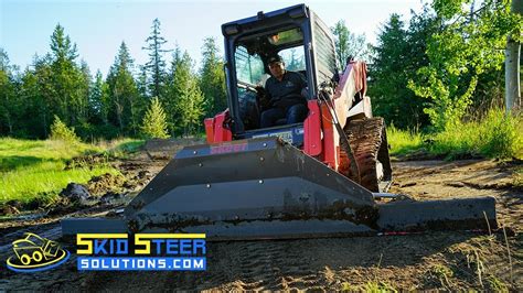 Skid Steer Motocross Track Grading with the Skeer Pro Plus